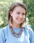 5 strand kantha necklace