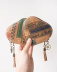 Heart cork purse
