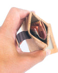 Angelco Accessories Caleb cork wallet - view inside of tab pocket