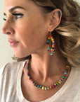 Classic kantha single strand necklace