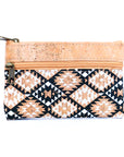 Angelco Accessories Double sided 3 section coin purse - style B - front view on white background