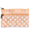 Angelco Accessories Double sided 3 section coin purse - style C - front view on white background