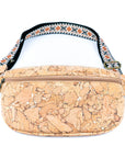 Esmeralda cork crossbody sling bag