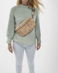 Esmeralda cork crossbody sling bag