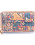 Front pocket phone wallet crossbody cork bag
