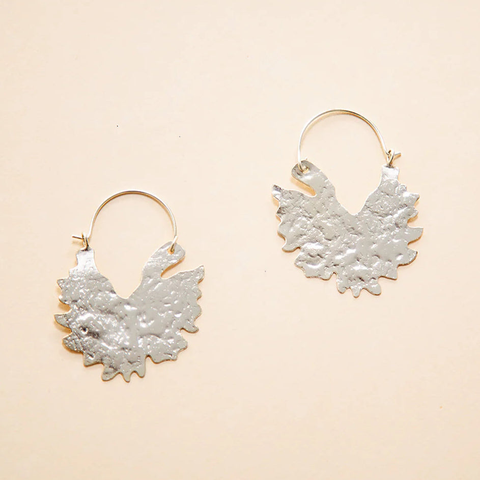 Gingko leaf earrings