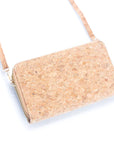 Angelco Accessories - Front pocket phone wallet crossbody cork bag - rear view