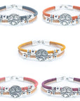 I love owls cork bracelet