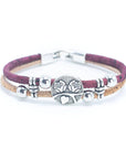 I love owls cork bracelet