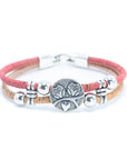 I love owls cork bracelet