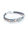 I love owls cork bracelet