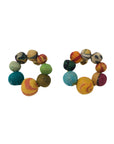 Angelco Accessories kantha ring stud on white flatlay