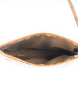 Angelco Accessories Katt crossbody bag shown from the top view with the main compartment open, on a white background