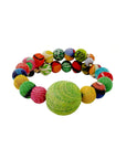 Angelco Accessories planet kantha bracelet on white flatlay