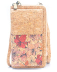 Regina cork phone wallet sling