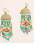 Angelco Accessories - Summer seed bead earrings - green