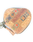 Heart cork purse