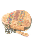 Heart cork purse