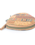 Heart cork purse