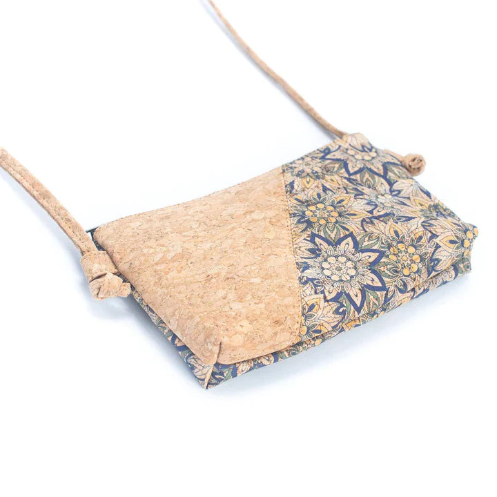 Angelco Accessories Tessa crossbody bag with blue floral design