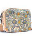 Angelco Accessories Box messenger cork bag - style B - angled view on white background