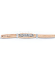 Angelco Accessories Floral lines cork bracelet - flatlay view in natural colour