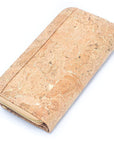 Angelco Accessories Marbled cork tab wallet - rear view with white background