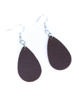 Mini teardrop cork drop earrings