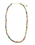Angelco Accessories single strand kantha medium necklace on white flatlay