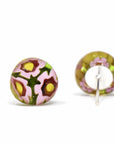 Angelco Accessories Chilean glass daisy stud - pink