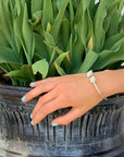 Angelco Accessories Mother of pearl silver cuff