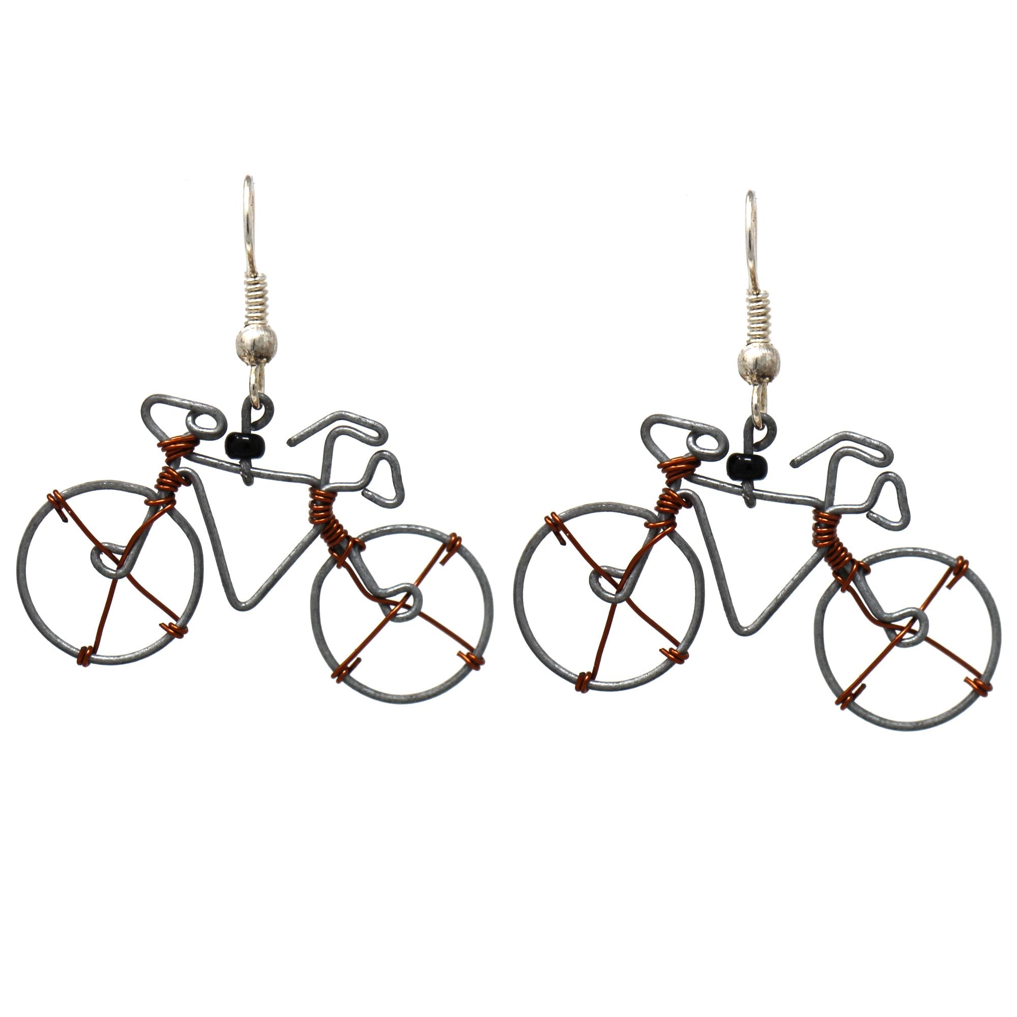 Bicycle earrings