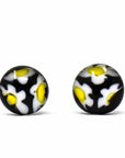 Angelco Accessories Chilean glass daisy stud - white
