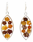 Angelco Accessories Pressed flower earrings
