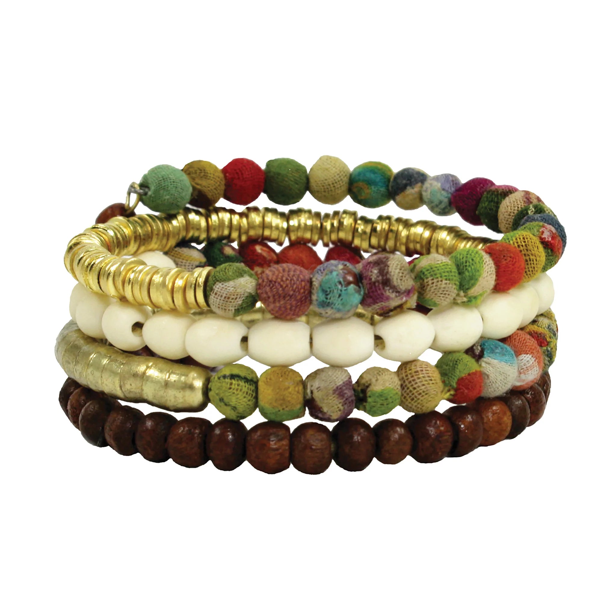 Angelco AccessoriesCoiled kantha bangle