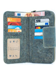 Cork wallet - large paisley