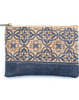 Angelco Accessories Single compartment cork coin purse - blue