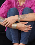 Angelco Accessories Gold and silver multi cuff
