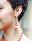 Angelco Accessories Graduated kantha earrings