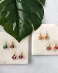 Angelco Accessories Kantha gold charm earrings