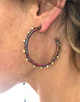Angelco Accessories Rainbow threaded ball hoops