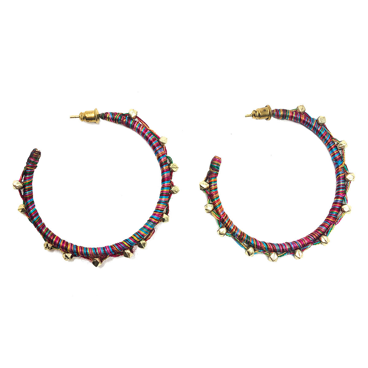 Angelco Accessories Rainbow threaded ball hoops
