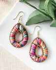 Angelco Accessories Pillow teardrop earrings