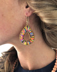 Angelco Accessories Pillow teardrop earrings