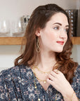 Angelco Accessories Metallic twist earrings - silver