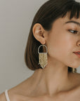 Angelco Accessories Golden waterfall earrings