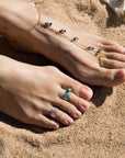 Angelco Accessories Bead charm toe/midi ring