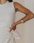 Gold cutout cuff