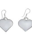 Angelco Accessories Shell heart silver earrings