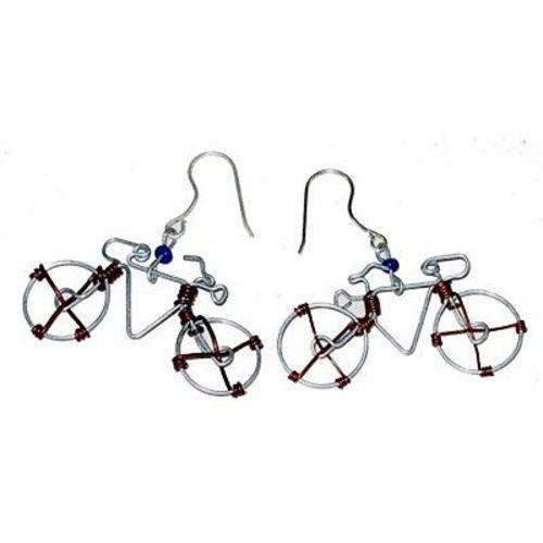 Bicycle earrings